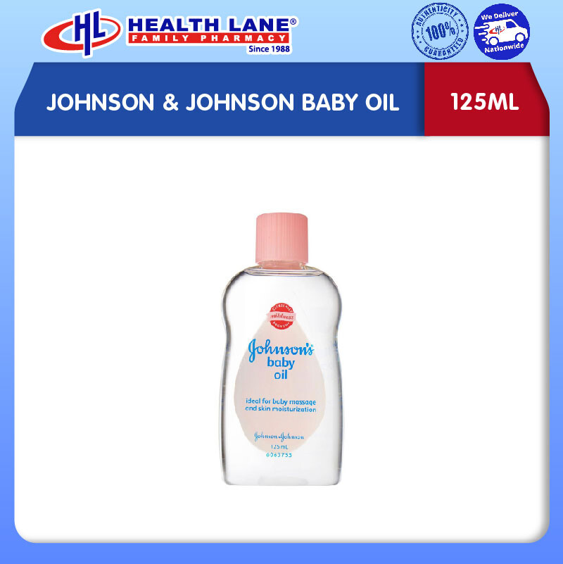 JOHNSON & JOHNSON BABY OIL (125ML)